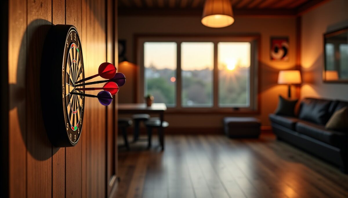 Distance au jeu de fléchettes : les normes essentielles pour une installation parfaite