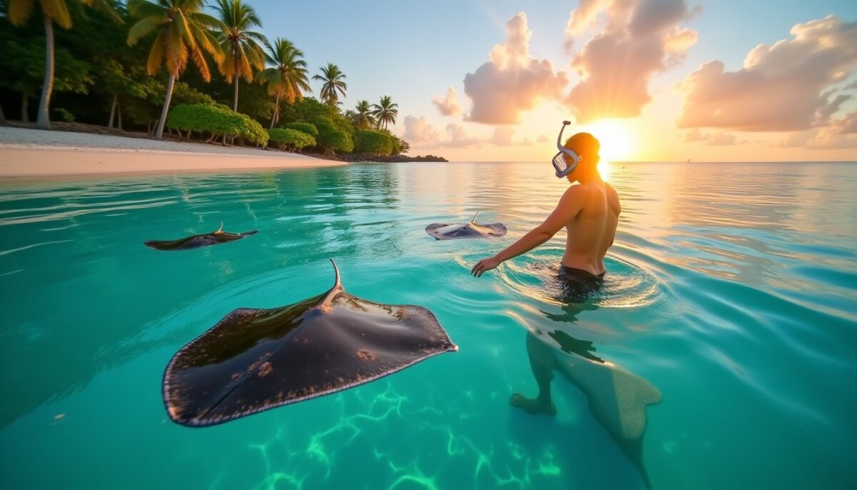 Snorkeling à Tahiti : Peut-on observer les raies depuis le bord de plage ?